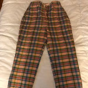 J Crew Plaid Pants